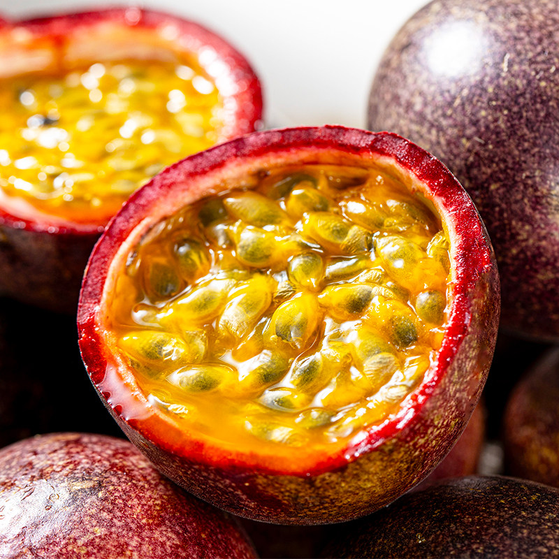 紫皮大果5斤包邮新鲜鸡蛋当季果酱 鲜蜂队百香果