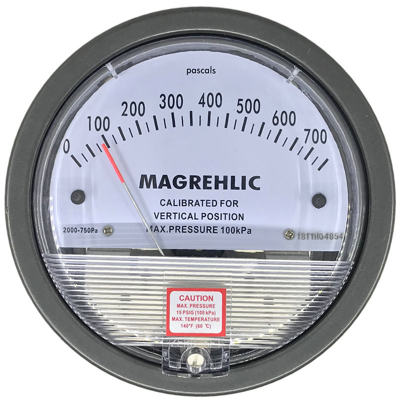 德威尔型压差表TE2000系列0-60/500pa1kpa压差计Magnehelic压差计 - 图1