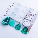 Колокольчик, силиконовая форма, «сделай сам», со снежинками