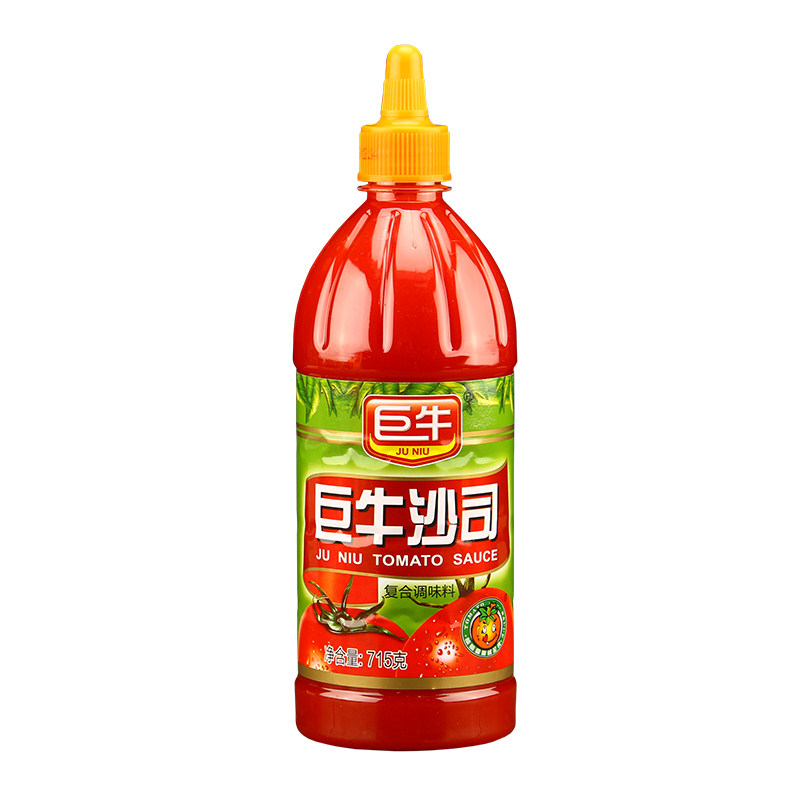 巨牛番茄沙司715g*12瓶番茄酱汉堡面包意大利面手抓饼薯条蘸酱_虎窝淘
