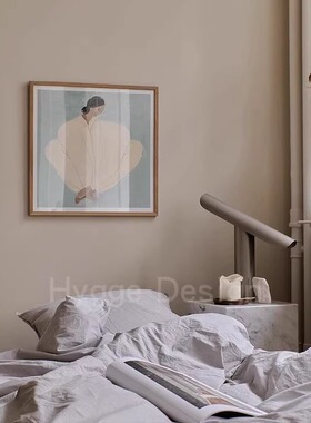 丹麦艺术家Sofia Lind艺术海报北欧客厅卧室装饰画中古风组合挂画