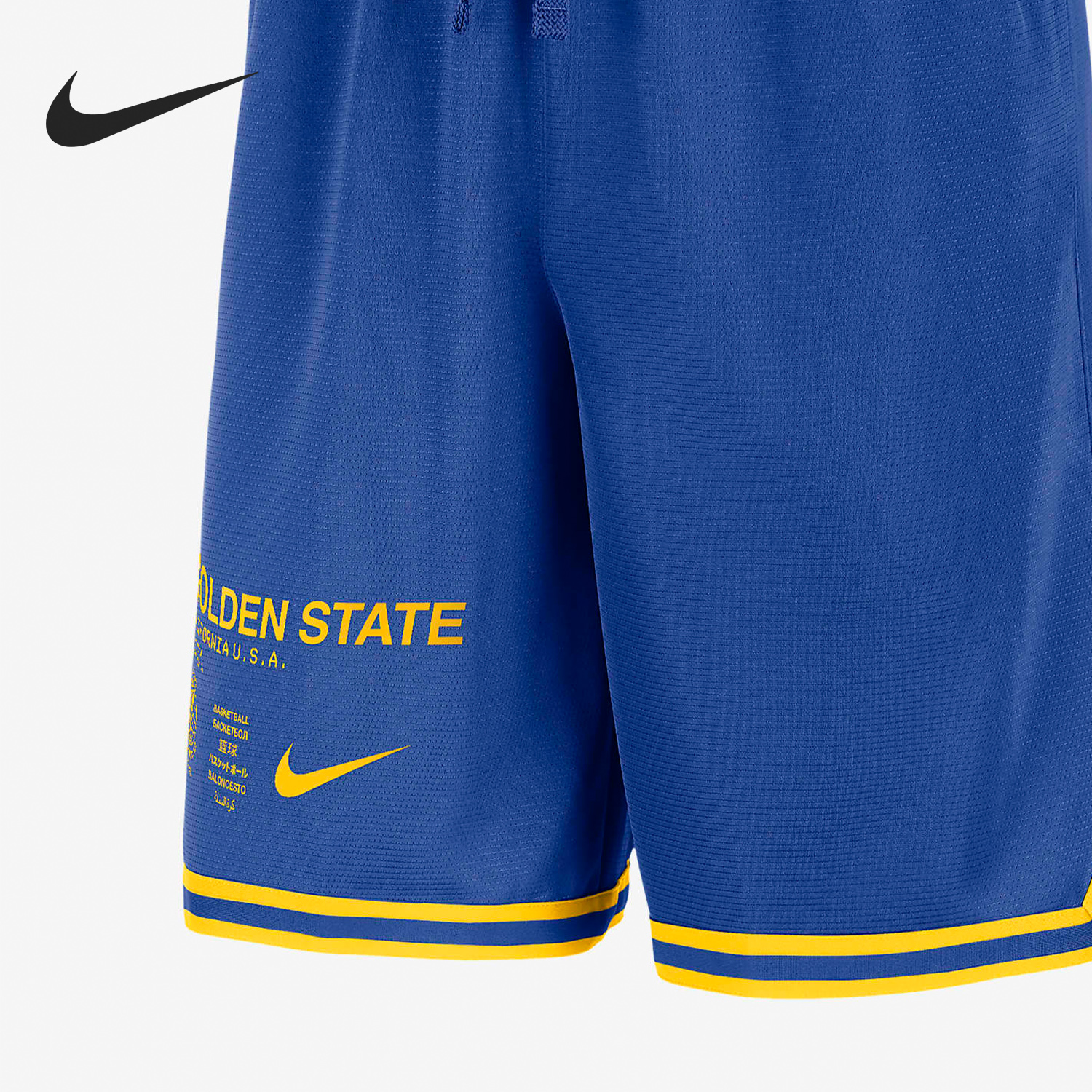 Nike/耐克正品 金州勇士队DNA COURTSIDE 男子短裤夏季 CV5535 - 图2