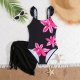 ເດັກຍິງ swimwear ເດັກຍິງຊຸດລອຍນ້ໍາຫນຶ່ງສິ້ນພິມປ້ອງກັນແດດຫາດຊາຍຊຸດ swimwear ເດັກນ້ອຍແບບເອີຣົບແລະອາເມລິກາ ins