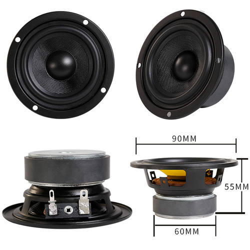 全频喇叭3寸3.5寸4寸中低音喇叭书架音箱音响发烧hifi3寸低音喇叭 - 图3