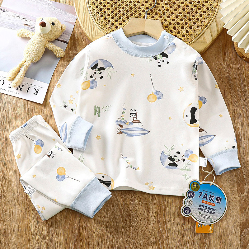 宝宝秋衣套装纯棉春秋睡衣儿童内衣婴儿衣服男童秋裤女童全棉保暖,淘宝优惠券,粉丝福利购,淘宝优惠卷