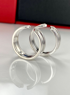 ins潮风小众设计字母情侣对戒