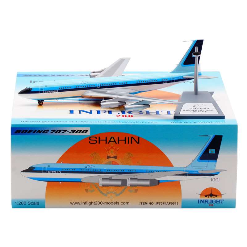 2023/Inflight 1:200飞机模型 合金材质 伊朗空军 波音B707-300 E - 图3