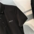 Áo thun nam mùa hè 2019 cotton ngắn tay thêu vàng thời trang ve áo mỏng POLO áo sơ mi B1DB92126 - Polo ao polo nam Polo