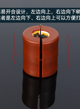 文玩圆筒刷小金刚盘刷神器长串108百香籽专用纳米硬野黑猪鬃工具