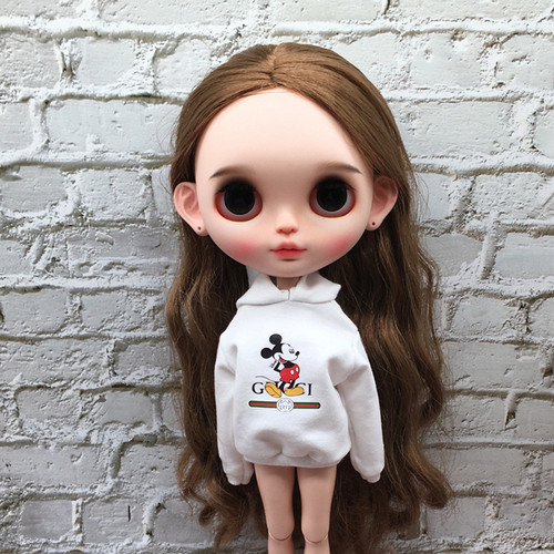 小布blythe娃衣 ob22 ob24 licca azone 6分娃衣 米奇老鼠卫衣 - 图0