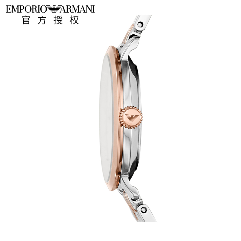 Emporio Armani阿玛尼手表钢带经典时尚休闲石英女士腕表AR11157