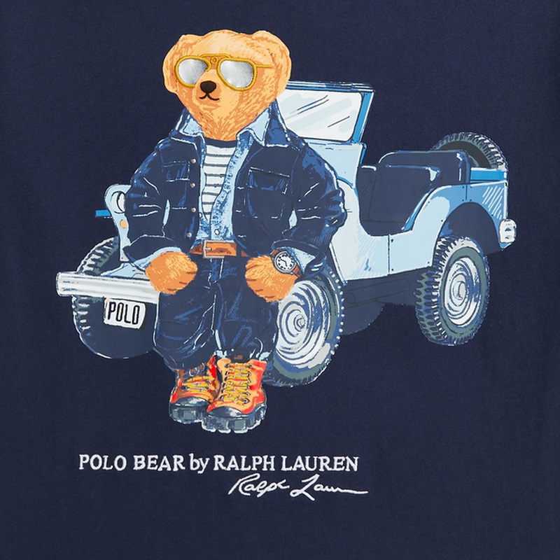 Ralph Lauren/拉夫劳伦男童 24春Polo Bear棉平纹针织T恤RL41682