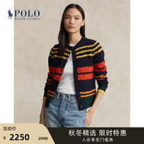 Ralph Lauren Rav Lauren Womens dress 23 years of autumn striped twisted knit cardiovert RL25027