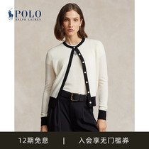 Ralph Lauren Rav Lauren Womens dress 23 autumn and winter workout version cashmere knitted cardiovert RL25095