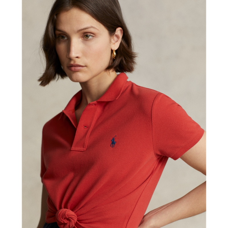 Ralph Lauren/拉夫劳伦女装 经典款经典版棉网眼布Polo衫RL24804 - 图3