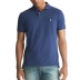 Polo Ralph Lauren Trang phục nam 2019 Đầu thu tùy chỉnh Phiên bản mỏng lưới Áo sơ mi Polo RL11202 - Polo