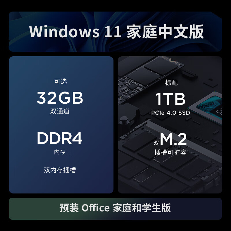 【新品上市】联想小新Mini 13代酷睿i5-13500H/i7-13700H台式电脑主机高性能主机整机联想小新迷你主机小机箱-图1