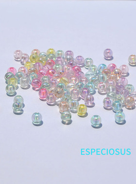 ESPECIOSUS亚克力幻彩圆形散珠子