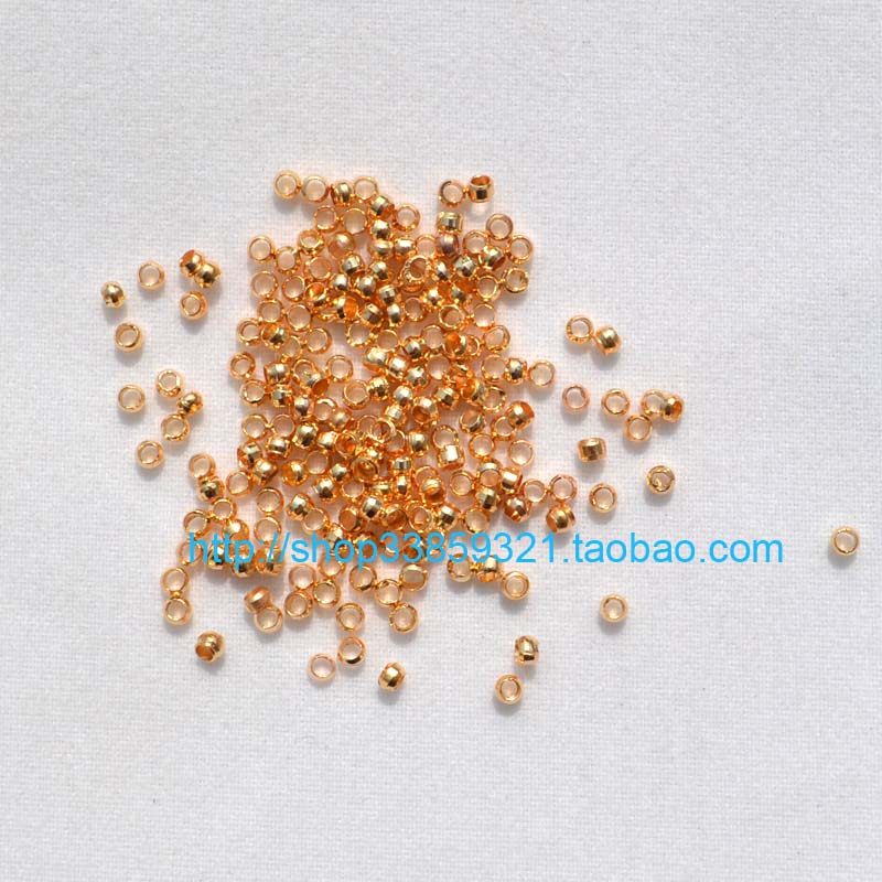 DIY饰品配件手工 项链手链串珠材料2MM镍色银色定位珠2.5元500个,淘宝优惠券,粉丝福利购,淘宝优惠卷