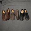 Single layer cowhide casual men's shoes 2024 new business style