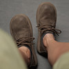 Single layer cowhide casual men's shoes 2024 new business style