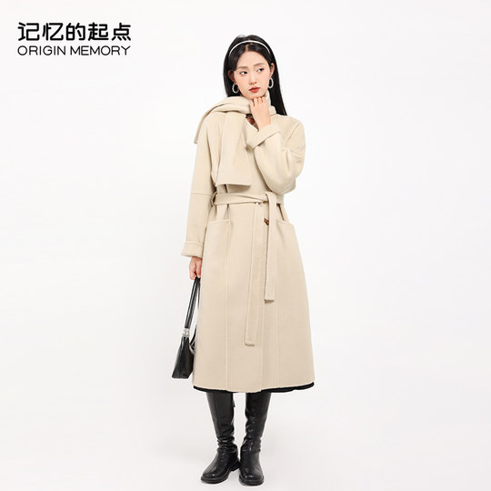 The starting point of memory mid-length woolen coat for women 2023 new temperament commuter waistcoat 67GD79306