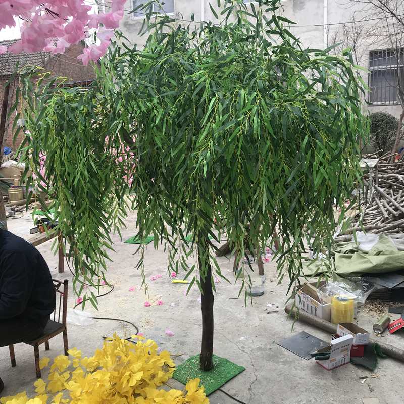 仿真桔子树假柠檬树新年许愿树商场客厅大堂摆放苹果树落地