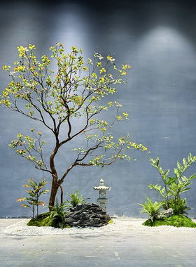 高端会所景观装饰大型海岛春花