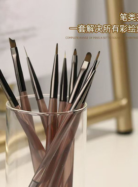 厂家直销高颜值ins日式光疗美甲笔全套高级美甲用拉线双头渐变笔