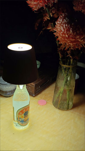 酒瓶灯餐厅酒吧灯触摸创意氛围灯卧室床头装饰台灯礼物大排档夜灯 - 图1