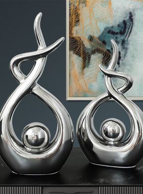 现代轻奢晨哥摆件客厅玄关电视柜创意办公室桌酒柜乔迁家居装饰品