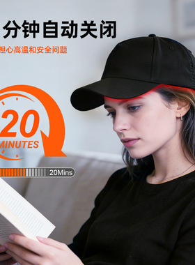 跨境LED生发帽红光养发护发帽蓝光美容理疗帽红外光防脱发生发帽