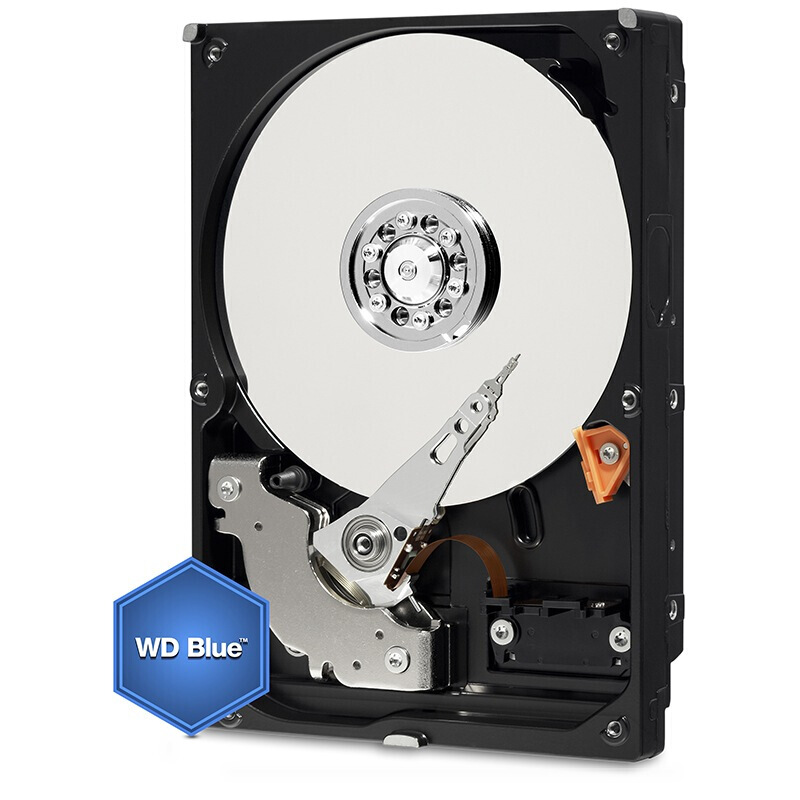 WD/西部数据 WD20EZAZ 2TB 7200转蓝盘 1TB 电脑台式机械硬盘全新 - 图1