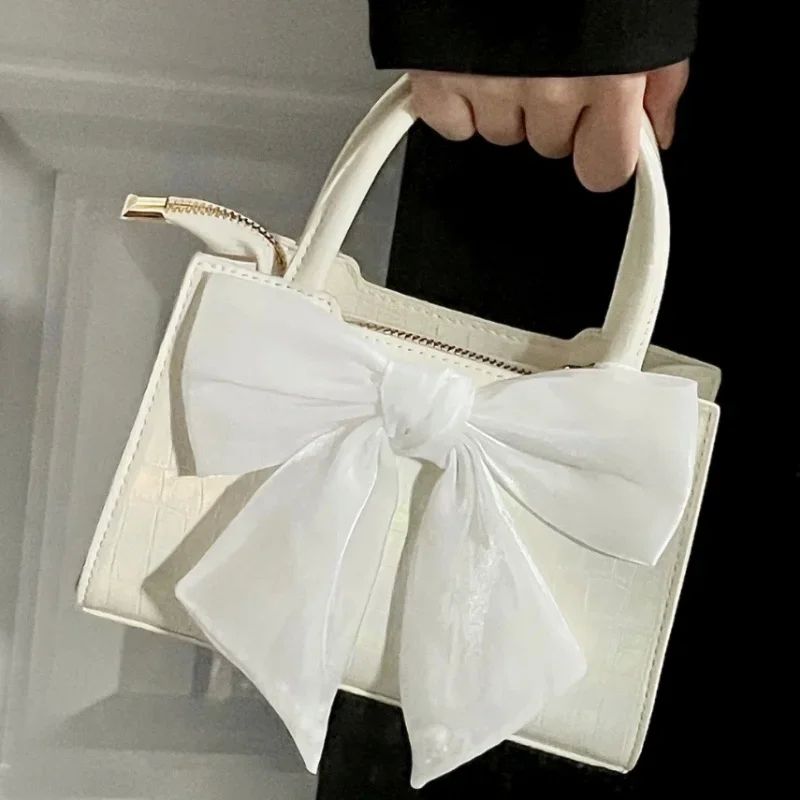 Fashion Women's Clutch Purse Handbags Summer Pink Bowknot Fe - 图3