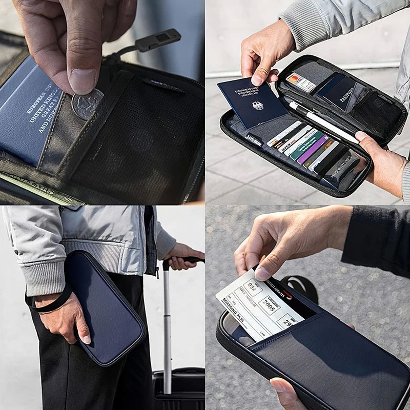 New Travel Wallet Passport Credit ID Card Holder Organizer C - 图2