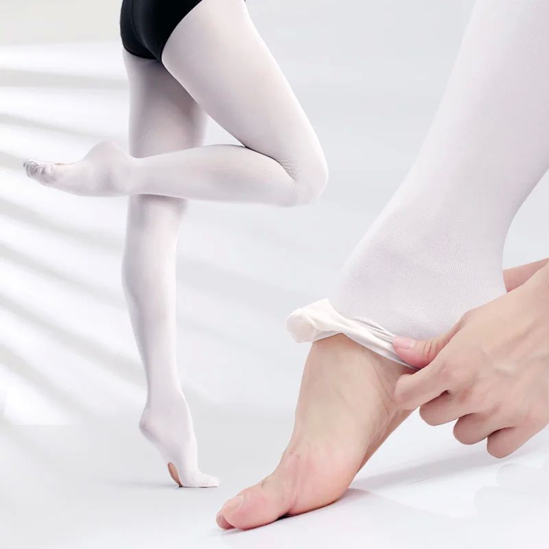 Ballet Tights for Women Girls 3 Pairs Soft Transition Tights - 图0