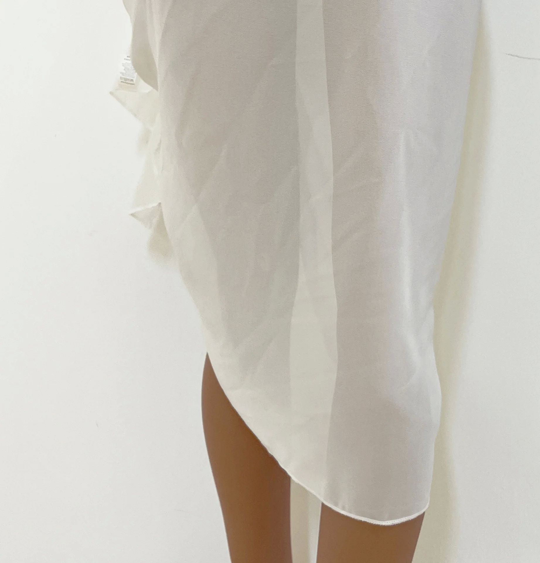 White Sarong Beach Wrap DIY Short Skirts for Women Summer Su - 图2