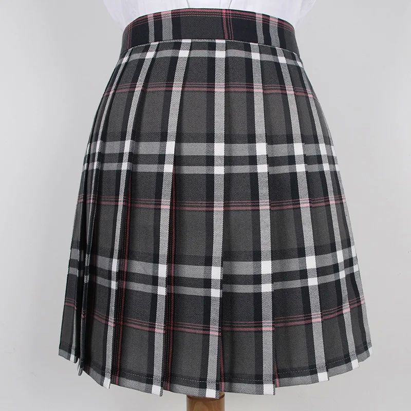 Japanese School Dresses Plaid Pleated Skirt Student Cosplay - 图3