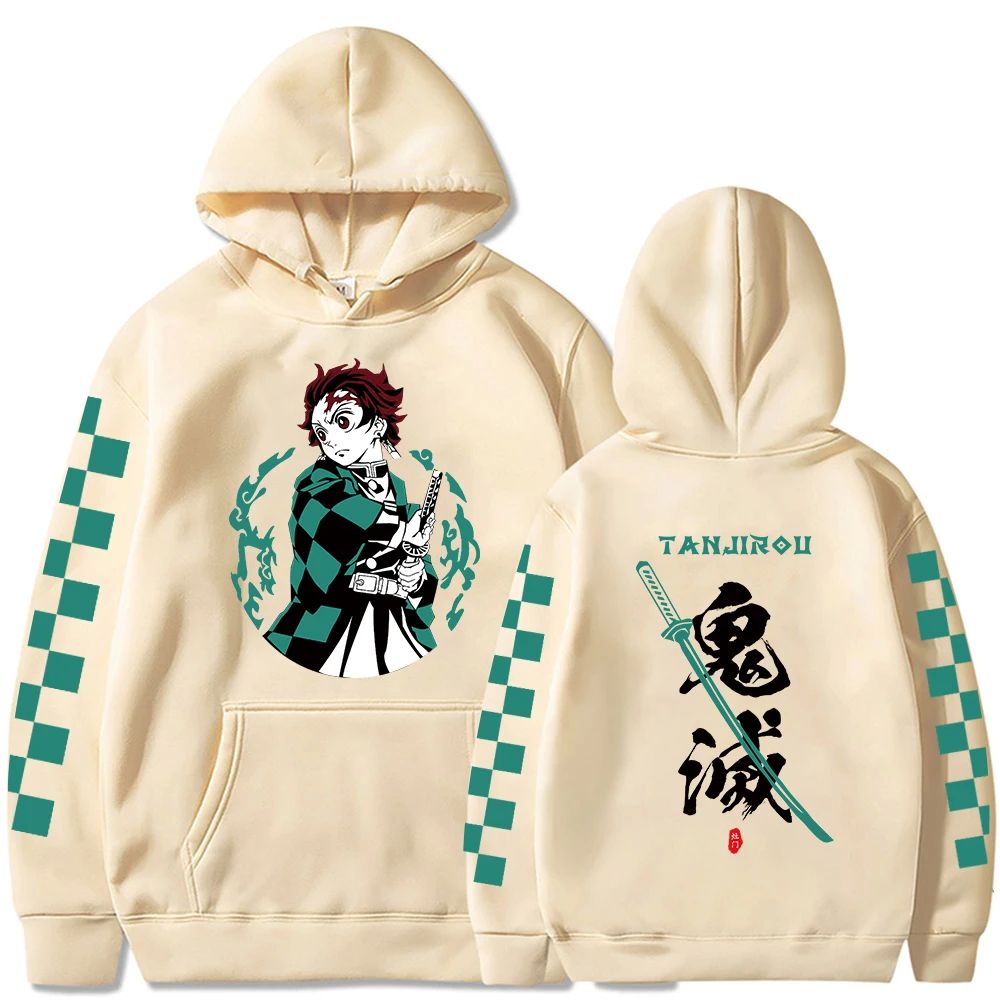 Demon Slayer Japan Anime Plus Size Hoodie Tanjiro Kamado Men - 图3