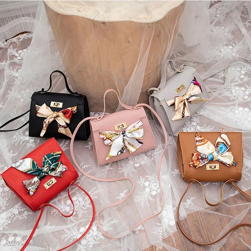 Silk Scarf Handbags  Women Handbags Small Bag Women's Should - 图1