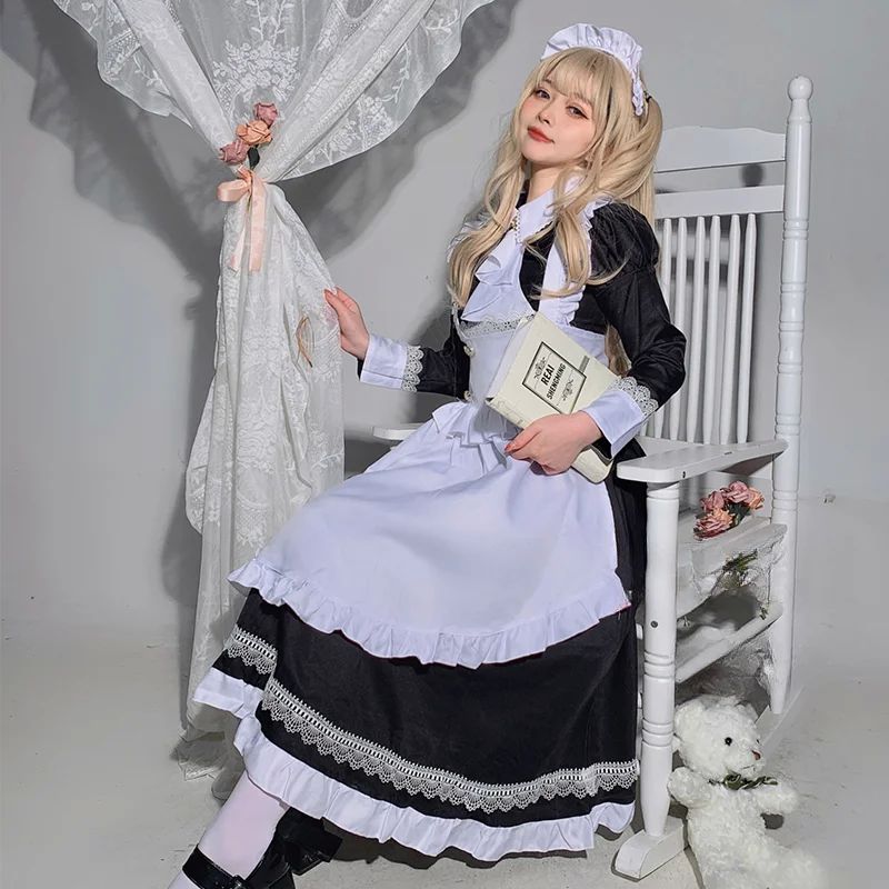 British Aristocracy Cosplay Costumes Women Plus Size Long Sl - 图1