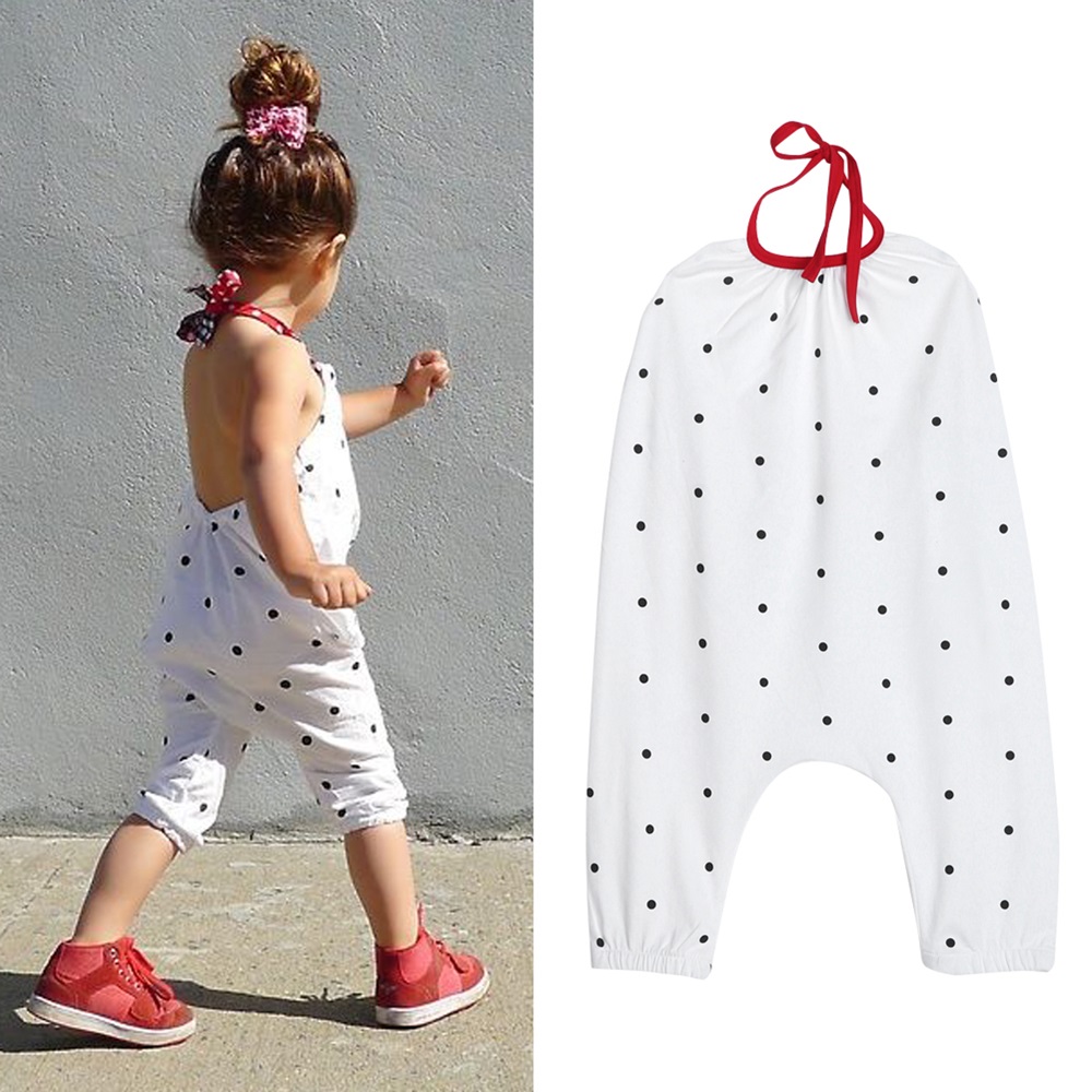 New Fashion Kids Baby Girls Strap Cotton Romper Toddler Slin - 图2