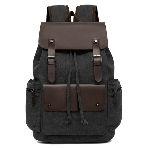 Simple Men's Backshoulder  Large Capacity Retro rendy - 图3