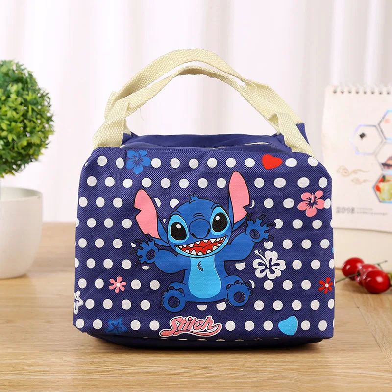 Stitch Cartoon Lunch Bag Thicked Waterproof  Lunch Box Bags - 图1