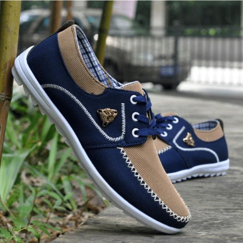 Men Casual Sneakers Flat Shoes for Men Spring Summer Comfor-图1