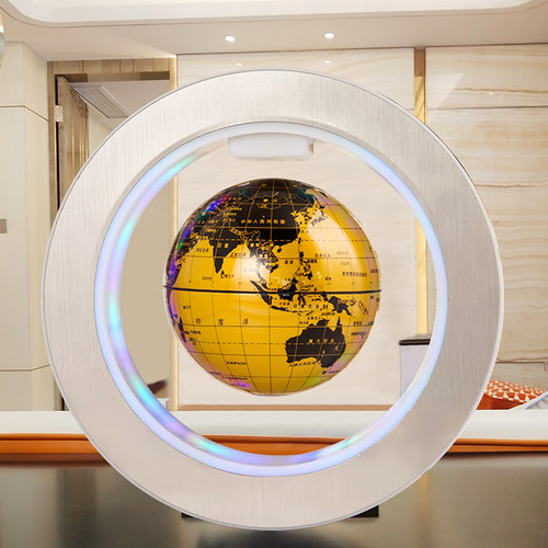 磁悬浮地球仪悬浮摆件家居饰品客厅装饰办公桌发光自转创意小科技 - 图2