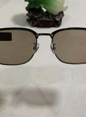 天然水晶石头眼镜茶色养眼保真清晰度高太阳镜墨镜真