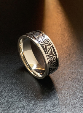 天使之瞳-不掉色高级感痞帅戒指