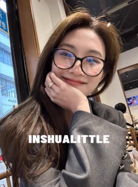 26s新款方框素颜眼镜男女