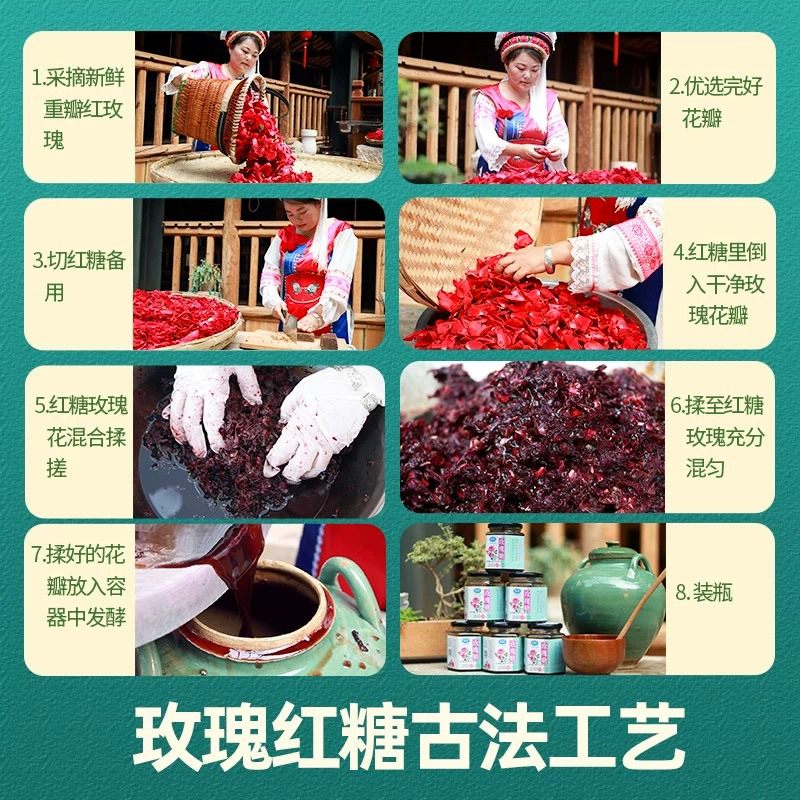 玫瑰酱花酱烘焙云南星益玫瑰糖鲜花饼酱果酱冰粉调料花瓣酱420g,淘宝优惠券,粉丝福利购,淘宝优惠卷